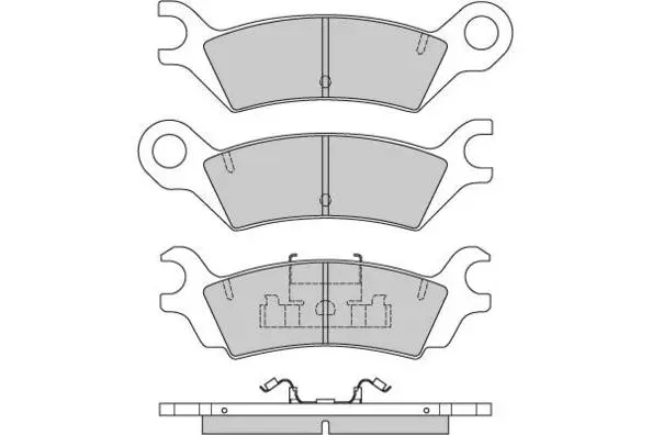 Brake Pad Set, disc brake (12-0640)