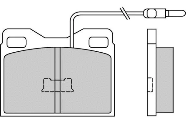 Brake Pad Set, disc brake (12-0264)