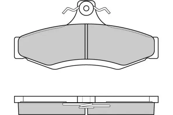 Brake Pad Set, disc brake (12-0851)