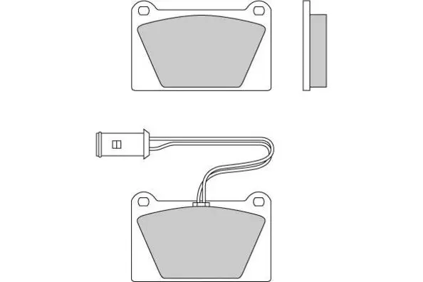 Brake Pad Set, disc brake (12-0179)
