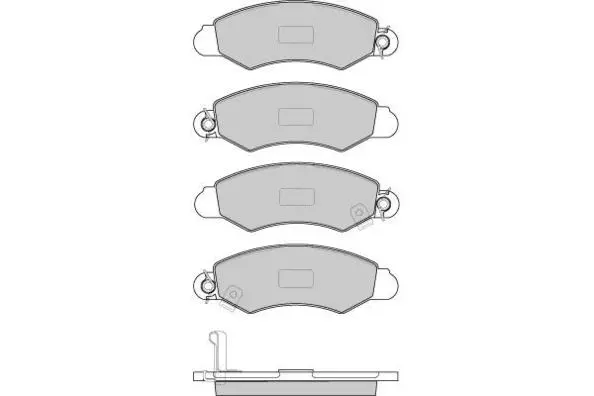 Brake Pad Set, disc brake (12-0846)