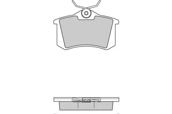 Brake Pad Set, disc brake (12-0366)