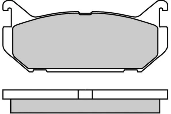 Brake Pad Set, disc brake (12-0632)
