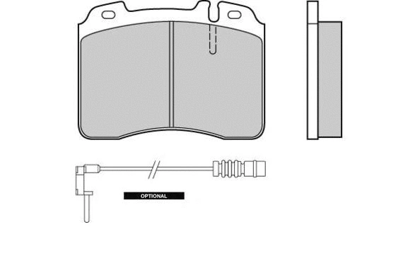Brake Pad Set, disc brake (12-0506)