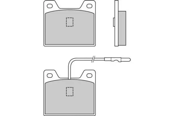 Brake Pad Set, disc brake (12-0015)
