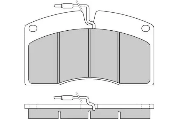 Brake Pad Set, disc brake (12-5262)