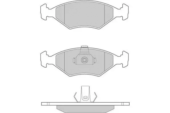Brake Pad Set, disc brake (12-0959)