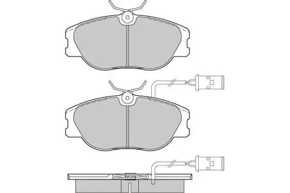 Brake Pad Set, disc brake (12-0374)
