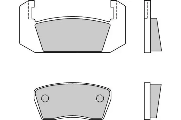 Brake Pad Set, disc brake (12-0051)