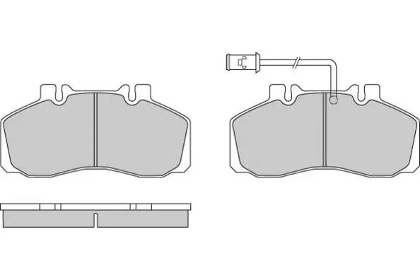 Brake Pad Set, disc brake (12-0568)