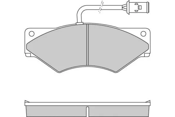 Brake Pad Set, disc brake (12-5253)