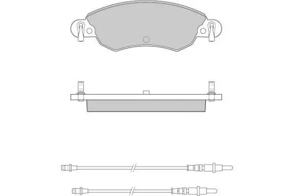 Brake Pad Set, disc brake (12-0940)