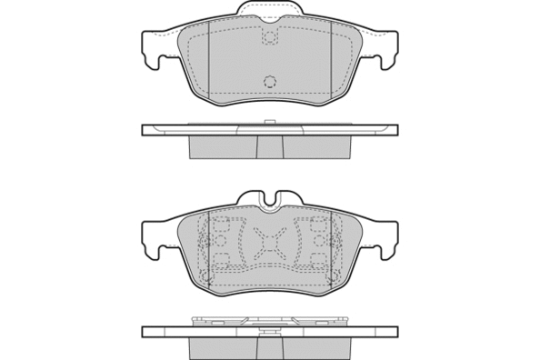 Brake Pad Set, disc brake (12-1468)