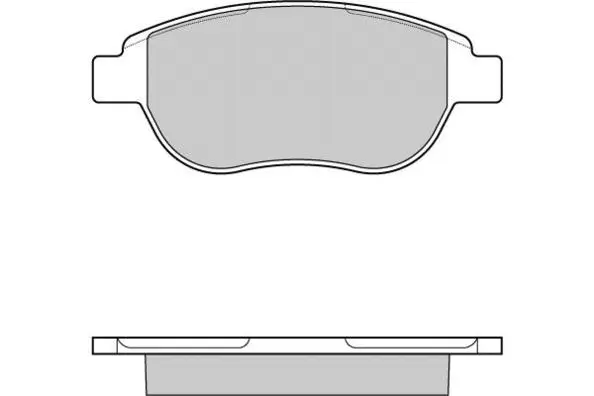 Brake Pad Set, disc brake (12-0972)