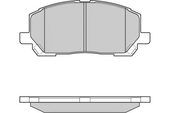 Brake Pad Set, disc brake (12-0989)