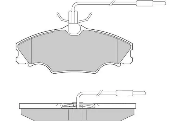 Brake Pad Set, disc brake (12-0686)