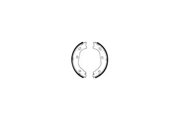 Brake Shoe Set, parking brake (09-0220)