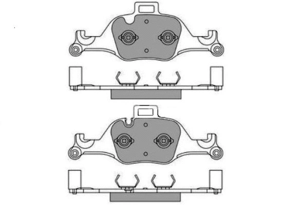 Brake Pad Set, disc brake (12-1753)