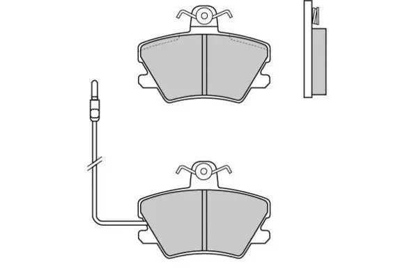 Brake Pad Set, disc brake (12-0310)