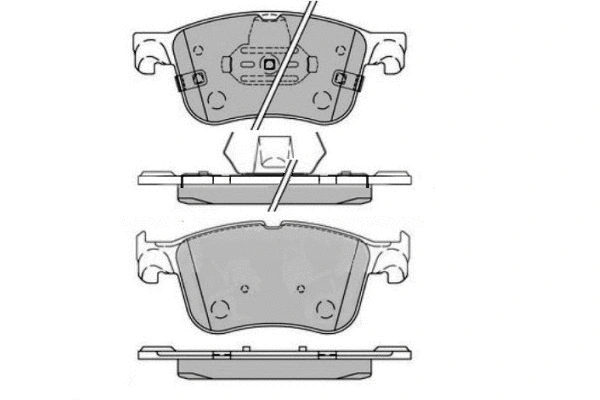Brake Pad Set, disc brake (12-1770)