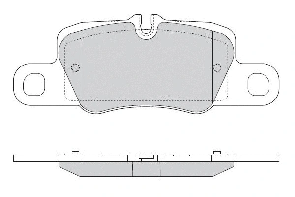 Brake Pad Set, disc brake (12-1519)