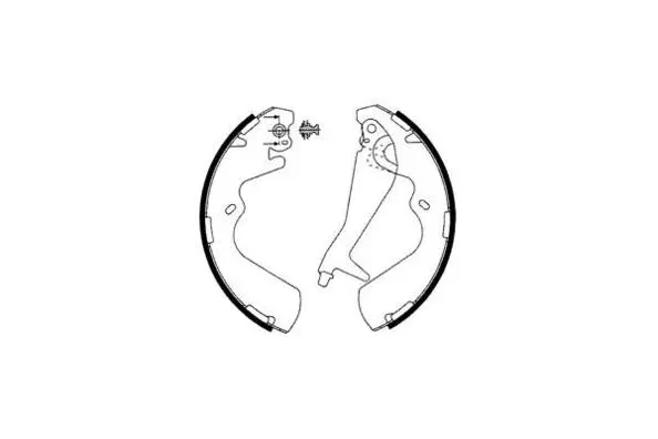 Brake Shoe Set (09-0622)