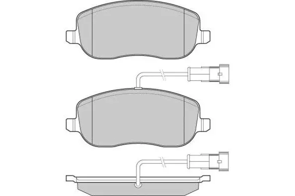 Brake Pad Set, disc brake (12-1226)