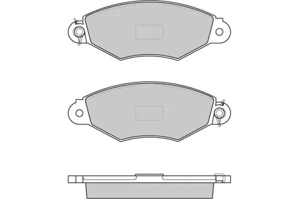 Brake Pad Set, disc brake (12-0749)
