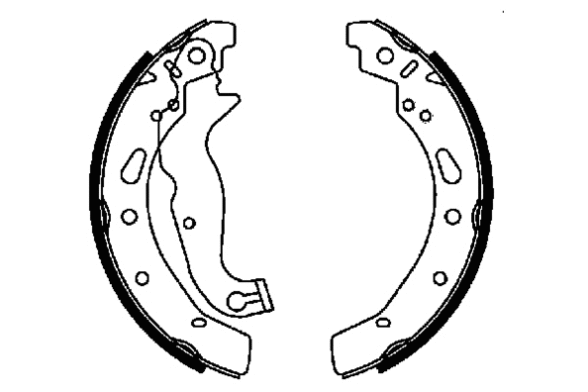 Brake Shoe Set (09-0680)