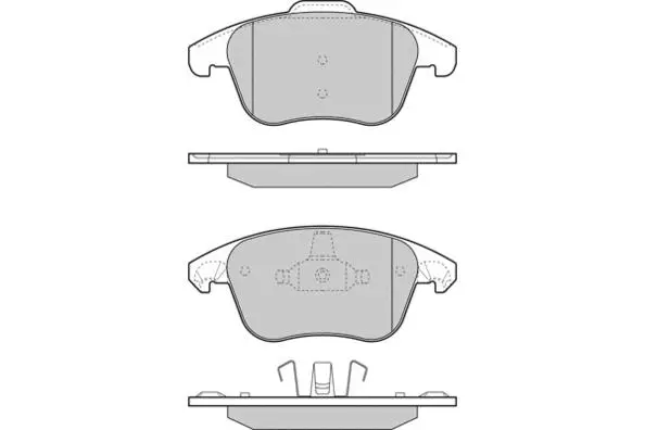 Brake Pad Set, disc brake (12-1330)