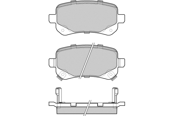 Brake Pad Set, disc brake (12-1397)