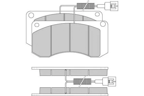 Brake Pad Set, disc brake (12-5283)