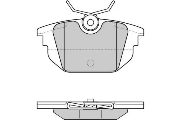 Brake Pad Set, disc brake (12-0850)