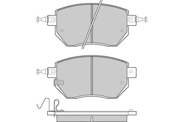 Brake Pad Set, disc brake (12-1210)