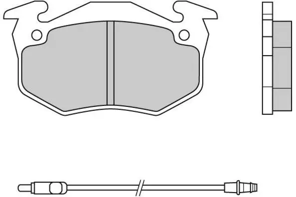Brake Pad Set, disc brake (12-0334)