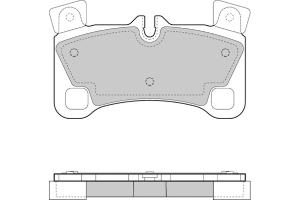 Brake Pad Set, disc brake (12-1458)