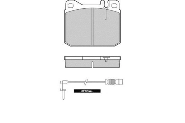 Brake Pad Set, disc brake (12-0172)