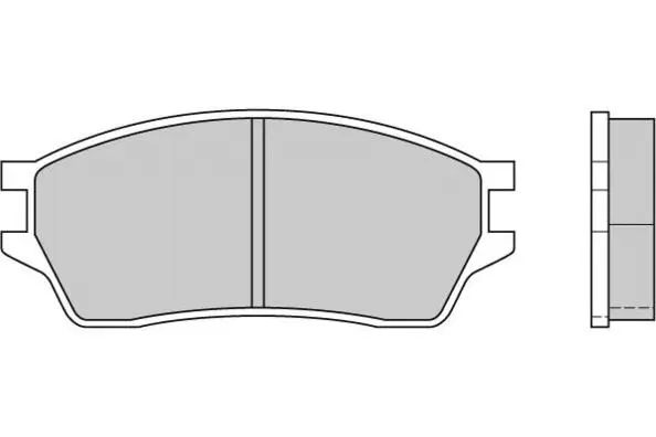 Brake Pad Set, disc brake (12-0391)