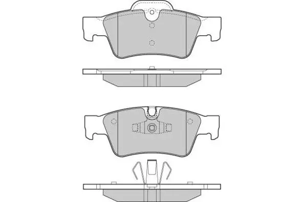 Brake Pad Set, disc brake (12-1280)
