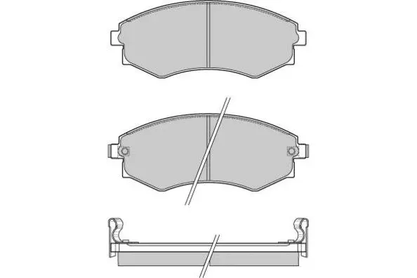 Brake Pad Set, disc brake (12-0964)