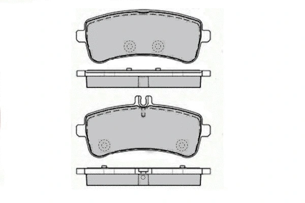 Brake Pad Set, disc brake (12-1623)