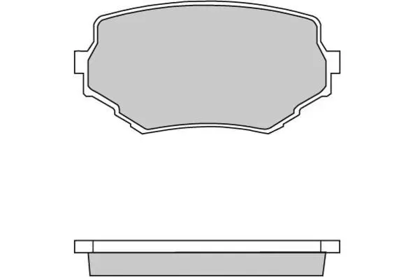 Brake Pad Set, disc brake (12-0713)