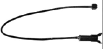 Warning Contact, brake pad wear (17-5401)