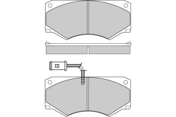Brake Pad Set, disc brake (12-0341)
