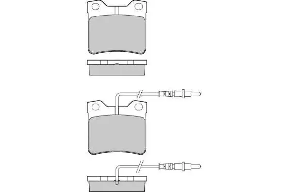 Brake Pad Set, disc brake (12-0431)