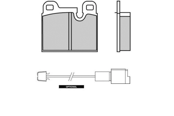 Brake Pad Set, disc brake (12-0146)