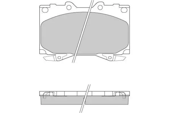Brake Pad Set, disc brake (12-0898)