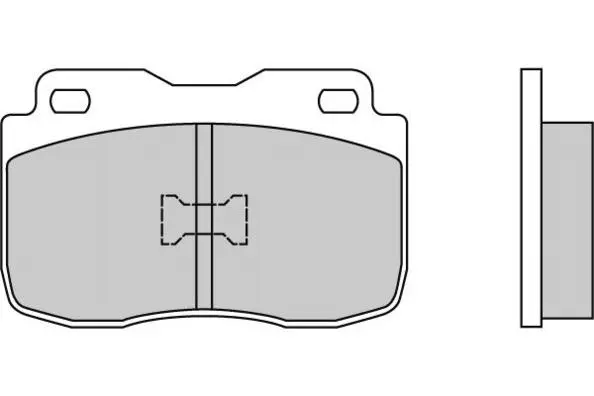 Brake Pad Set, disc brake (12-0156)