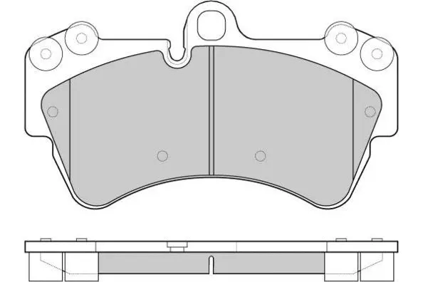Brake Pad Set, disc brake (12-1099)