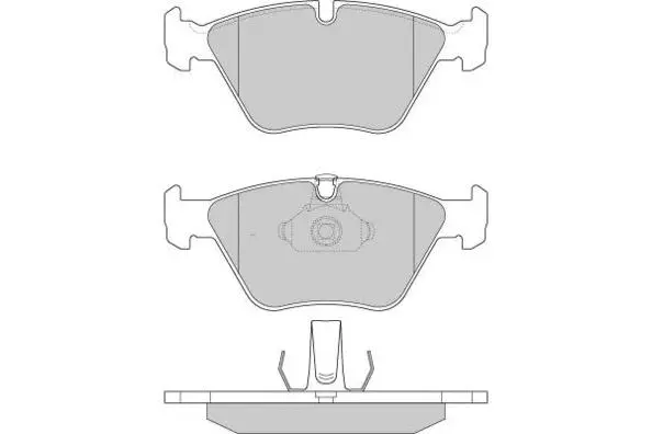 Brake Pad Set, disc brake (12-0773)